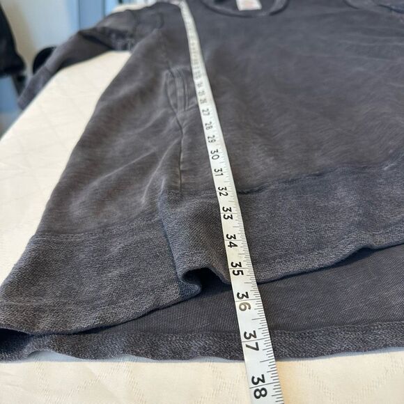 Daily Practice Anthropologie Sport Hoodie Mini Dress Womens Large Boho Gray - Picture 7 of 9